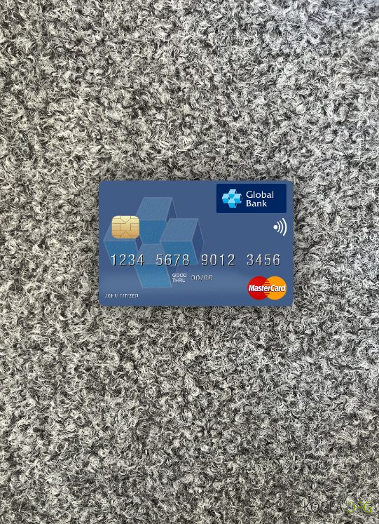 Libéria Global Bank Libéria mastercard photolook recto